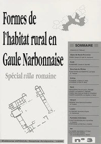 Formes de l'habitat rural en gaule Narbonnaise