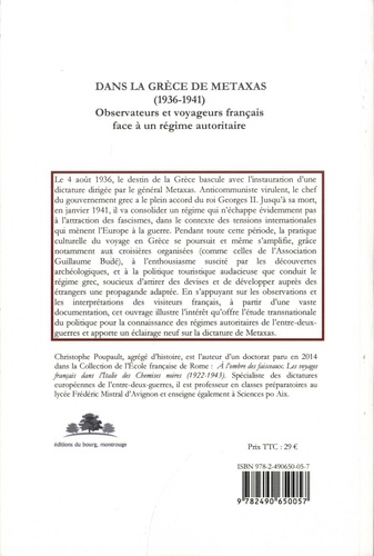 Dans la Grèce de Metaxas (1936-1941). Observateurs et voyageurs français face à un régime autoritaire