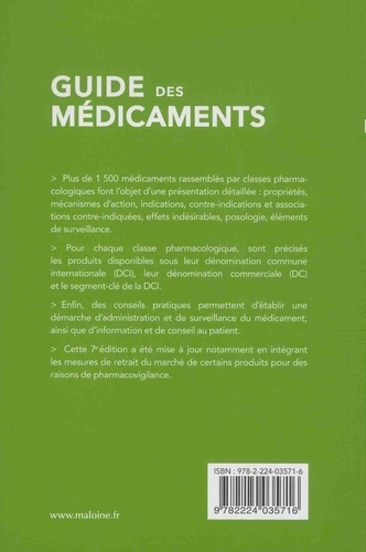 Guide des médicaments  Edition 2019