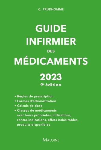 Guide infirmier des médicaments  Edition 2023