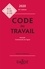 Code du travail. Annoté et commenté en ligne  Edition 2020