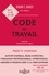 Code du travail. Annoté et commenté en ligne  Edition 2020-2021