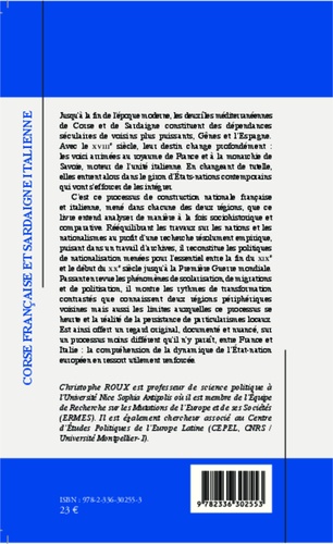 Corse française et Sardaigne italienne. Fragments périphériques de construction nationale