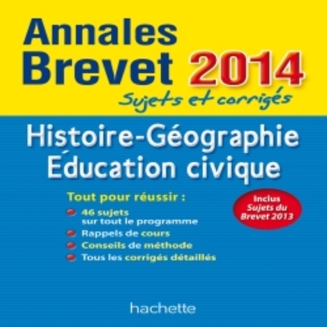 Christophe Saïsse - Histoire-Géographie Education civique Brevet - Sujets et corrigés.