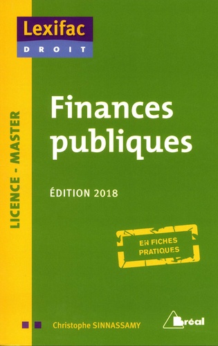 Finances publiques Licence-Master  Edition 2018
