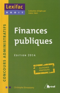 Christophe Sinnassamy - Finances publiques.