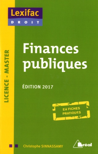 Christophe Sinnassamy - Finances publiques - Licence - Master.