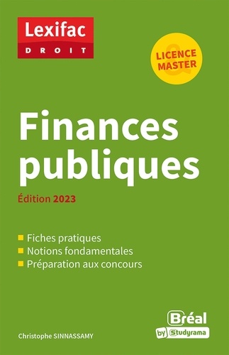 Finances publiques  Edition 2023