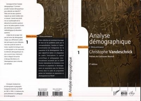 Christophe Vandeschrick - Analyse démographique.