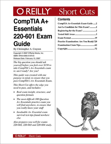 Christopher A. Crayton - CompTIA A+Essentials 220-601 Exam Guide.