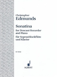 Christopher Edmunds - Sonatina - descant recorder and piano..