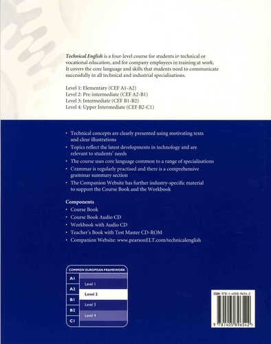 Technical English 2. Workbook With Key  avec 1 CD audio