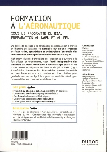 Formation à l'aéronautique. Tout le programme du BIA, préparation au LAPL et au PPL 2e édition