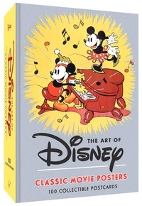  Chronicle Books - The art of Disney iconic movie 100 posters - 100 collectible postcards.