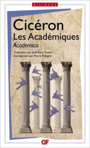  Cicéron - Les Académiques - Academica- Edition bilingue.
