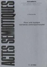 Pour une topique narrative anthropomorphe