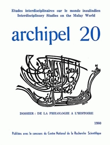  Archipel - Archipel N° 20/1980 : De la philologie à l'histoire.