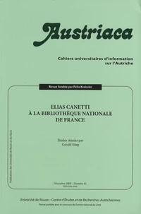 Elias Canetti à la Bibliothèque nationale de France