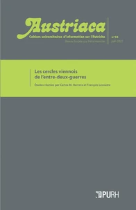Les cercles viennois de l'entre-deux-guerres