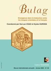 Divergences dans la traduction entre les langues orientales et le français