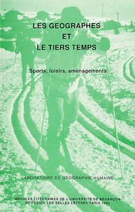 Les géographes et le tiers temps