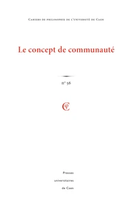 Le concept de communauté