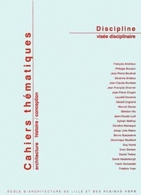 Frank Vermandel - Cahiers thématiques N° 1 : Discipline, visée disciplinaire.