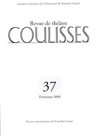 Coulisses N° 37, Printemps 2008