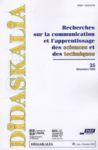 Recherches sur la communication et l'apprentissage des sciences et des techniques