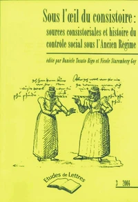 Sous l'oeil du Consistoire