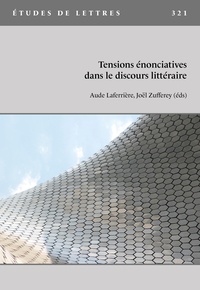 Aude Laferrière et Joël Zufferey - Etudes de Lettres N° 321/2023 : Tensions énonciatives dans le discours littéraire.