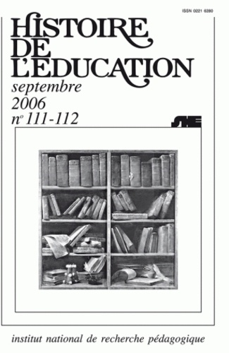 Vincent Alamercery - Histoire de l'éducation N° 111-112, septembr : Bibliographie d'histoire de l'éducation française - Titres parus au cours de l'année 2003 et suppléments des années antérieures.