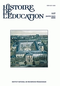 Pierre Caspard et Annie Bruter - Histoire de l'éducation N° 117, Janvier-Mars : .