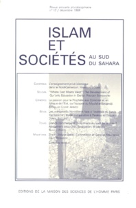  MSH - Islam & sociétés au sud du Sahara N° 13/1999 : .