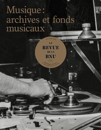 Musique : archives et fonds musicaux