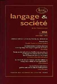 Hommes/Femmes : langues, pratiques et idéologies