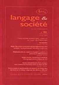 Langage & société N° 111, 2/2005
