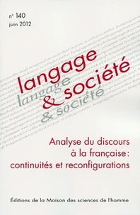 Analyse du discours à la française : continuités et reconfigurations