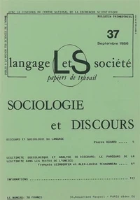 Sociologie et discours