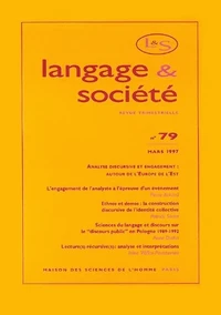 Analyse discursive et engagement : autour de l'Europe de l'Est