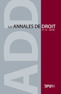 Vanessa Brochot et Guillaume Tusseau - Les Annales de droit N° 12/2018 : .