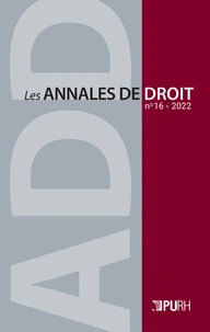 Les Annales de droit N° 16/2022