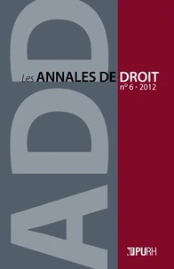 Les Annales du droit N° 6/2012