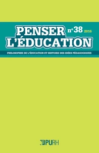Penser l'éducation N° 38/2016