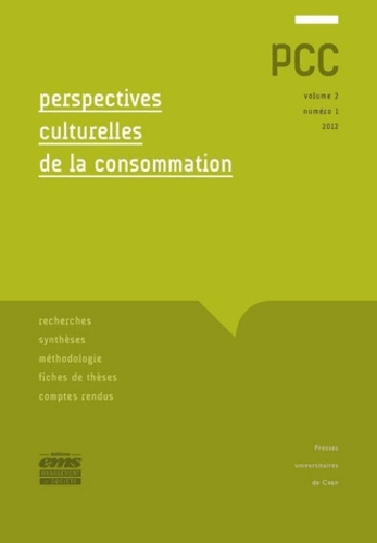 Olivier Badot - Perspectives culturelles de la consommation Volume 2 N° 1/2012 : .