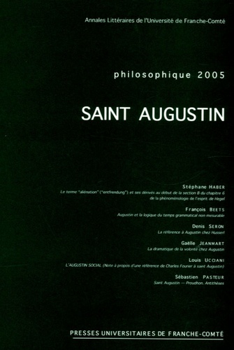 Stéphane Haber et Gaëlle Jeanmart - Philosophique 2005 : Saint Augustin.