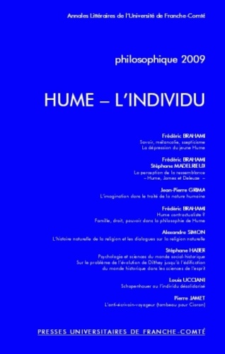 Frédéric Brahami - Philosophique 2009 : Hume - L'individu.