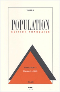 Marwan Khawaja et Jacques Véron - Population Volume 58 N° 3 mai-j : .