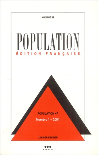 Marion Selz et Claude Thélot - Population Volume 59 N° 1, Janv : .