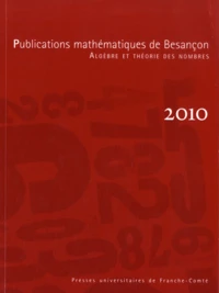 Publications mathématiques de Besançon N° 1/2010